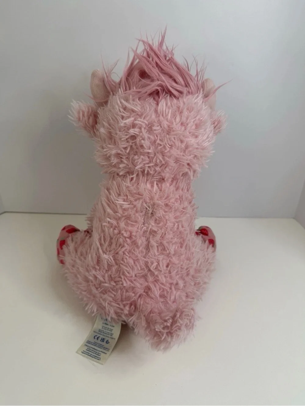 Build A Bear BAB Strawberry Highland Cow Stuffed Animal Pink Plush 2024 Rare